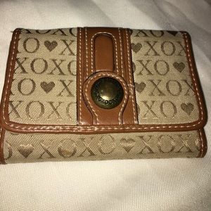 Canvas trifold wallet